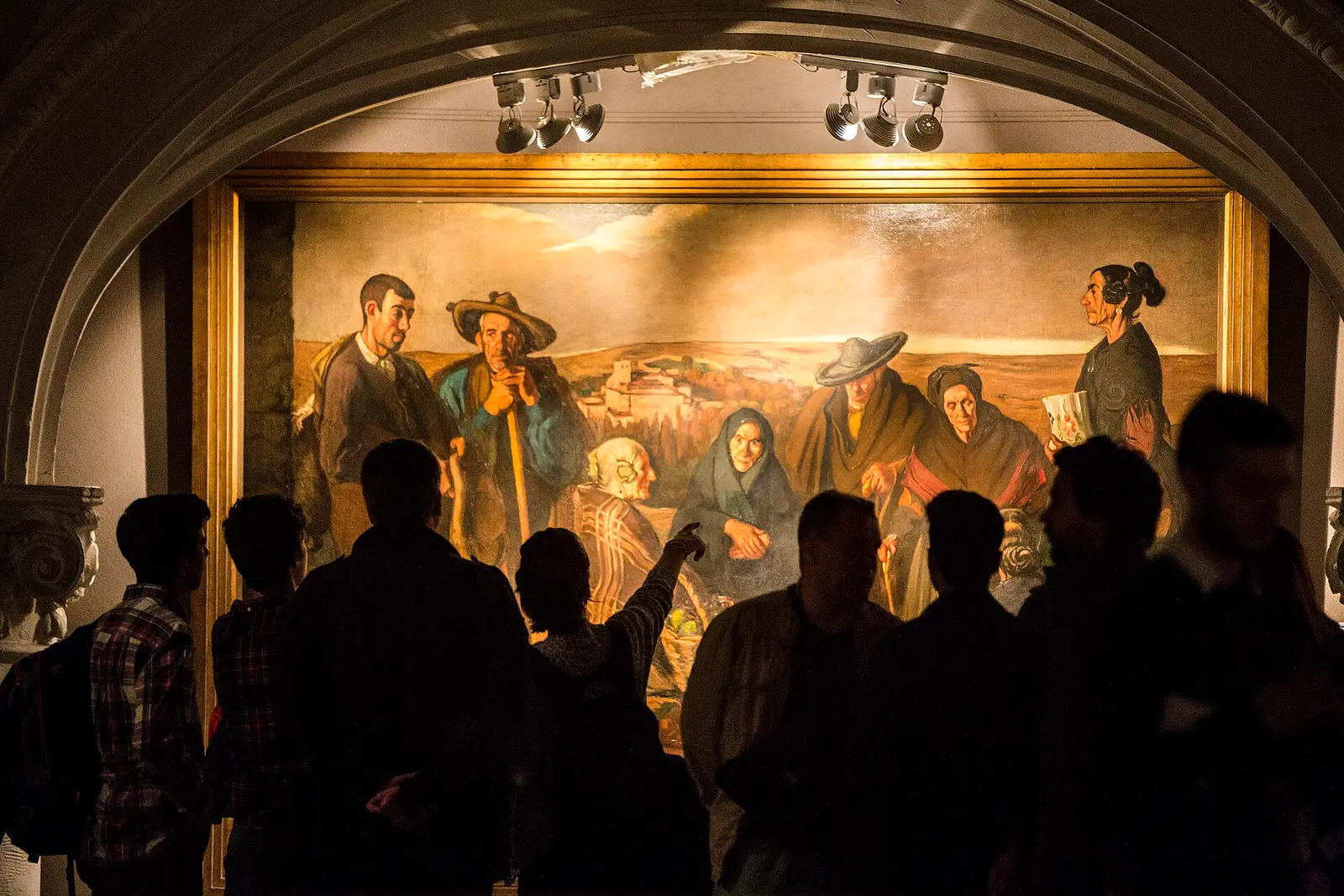 Visitors at the Palais de Glace during an earlier Noche de los Museos in Buenos Aires